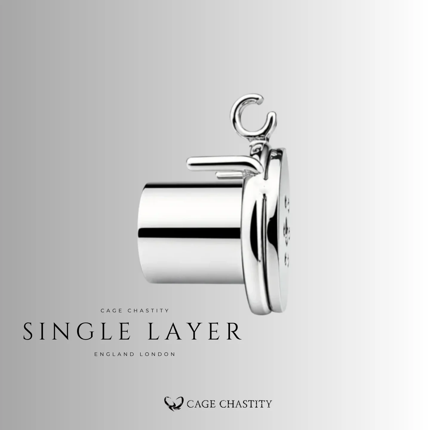 Stainless Steel Inverted Chastity Head – Single & Dual Layer – CC13 & CC14