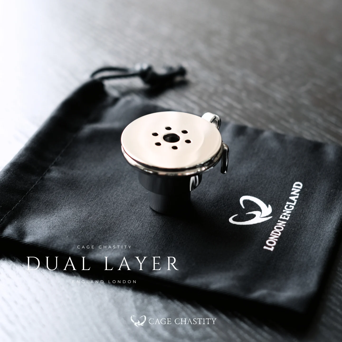 Stainless Steel Inverted Chastity Head – Single & Dual Layer – CC13 & CC14