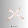 BlushBound – Pink Lace Sissy Bondage Set