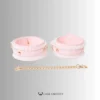 BlushBound – Pink Lace Sissy Bondage Set