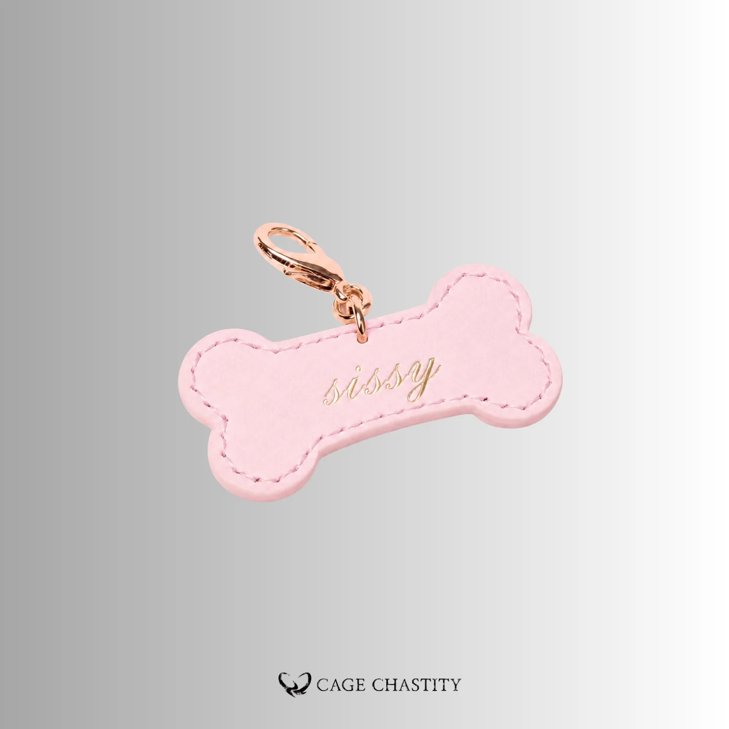 BowBelle – Personalized Pink Sissy Puppy Collar & Leash Set