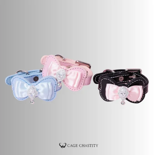 BowGem – Jeweled Bow Leather Wrist Cuffs