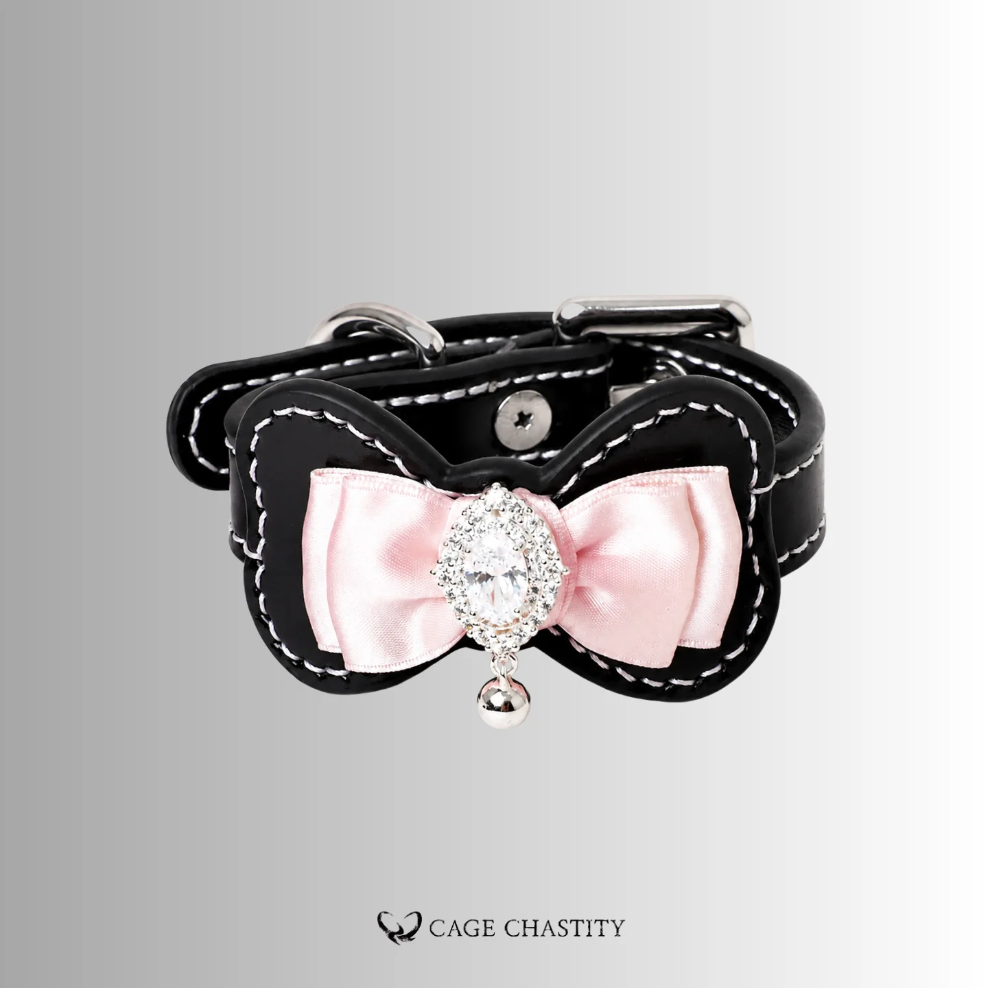 BowGem – Jeweled Bow Leather Wrist Cuffs