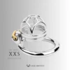 XXS steel cage paired with a smooth circular ring