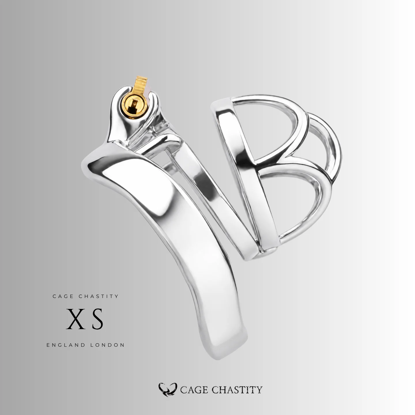 XS extended-wear cage with curved ring and barrel lock