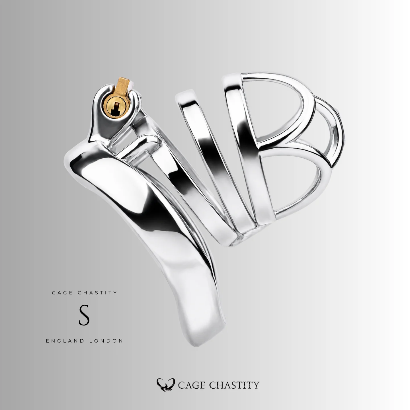 Small CCK1174 cage with ventilated stainless steel ribs