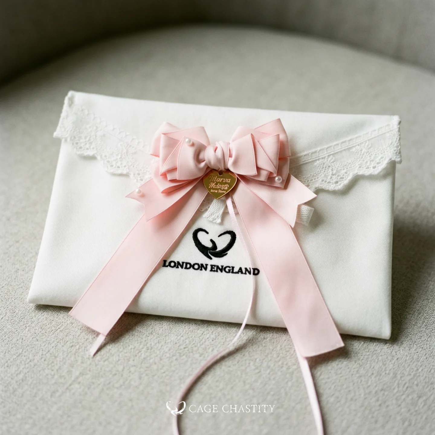 Ivory Lace Keepsake Pouch
