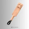 Paw Carved Wooden Paddle