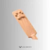 Paw Carved Wooden Paddle