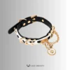 PawGild Python Leather Paw Collar & Leash Set