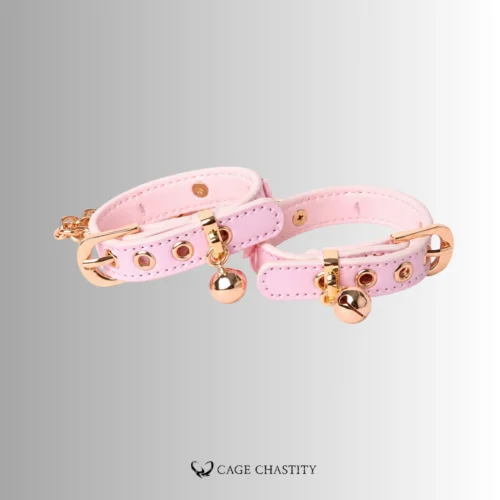 PetiteBell – Slim Bell Wrist Cuffs with Chain