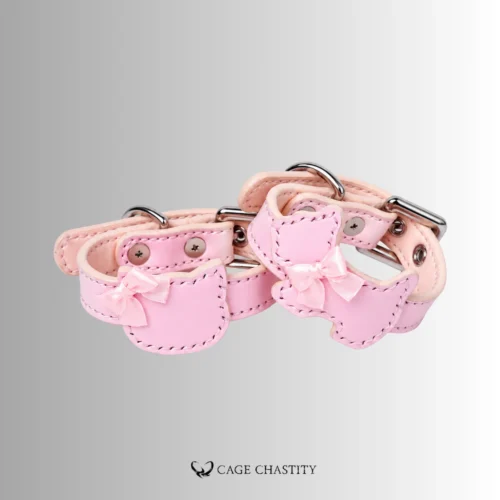 Handmade Puppy & Kitten Leather Wrist Cuff
