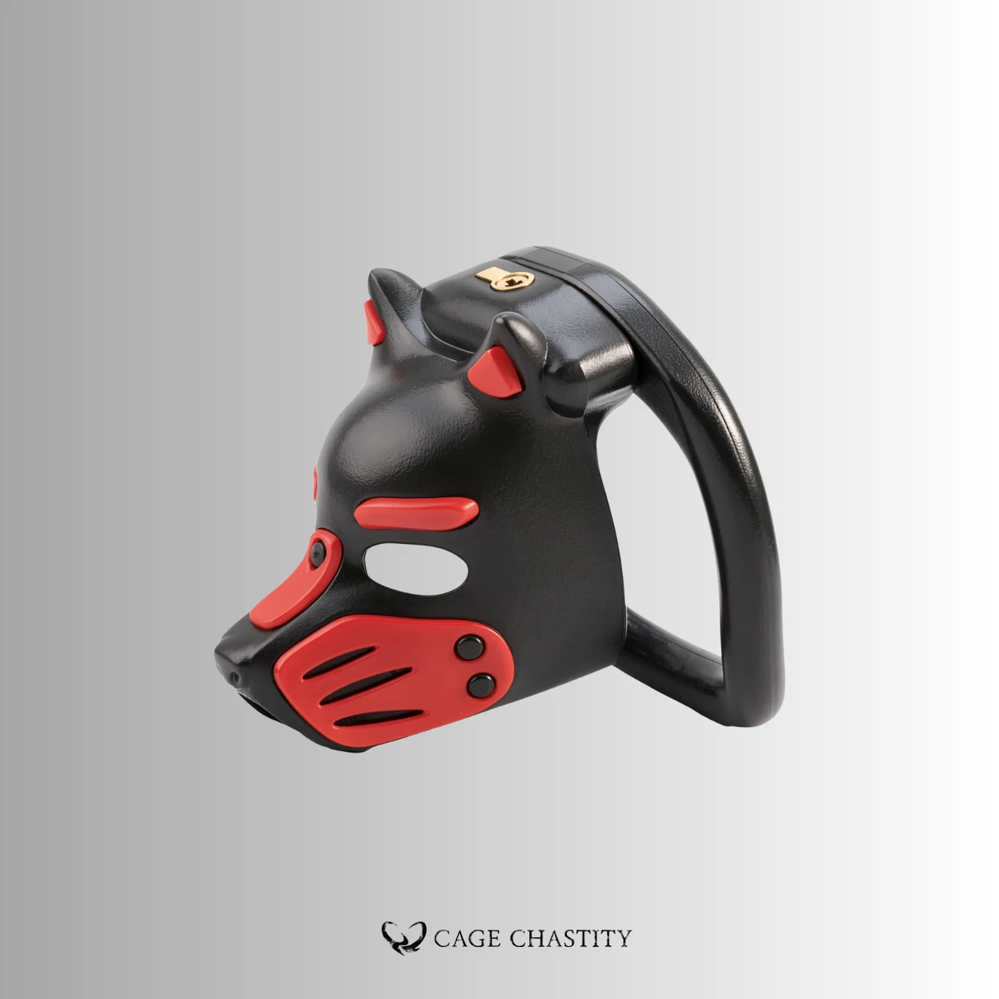 Puppy Play Male Chastity Cage