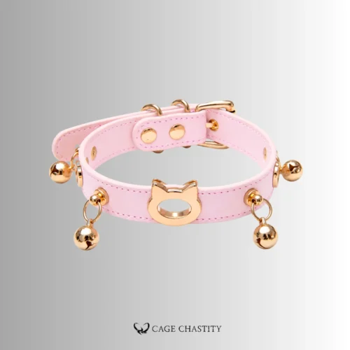 PuppyBell – Four-Bell Leather Wrist Cuff