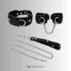 Serpent Luxe – Italian Leather Bondage Collar & Restraint Set