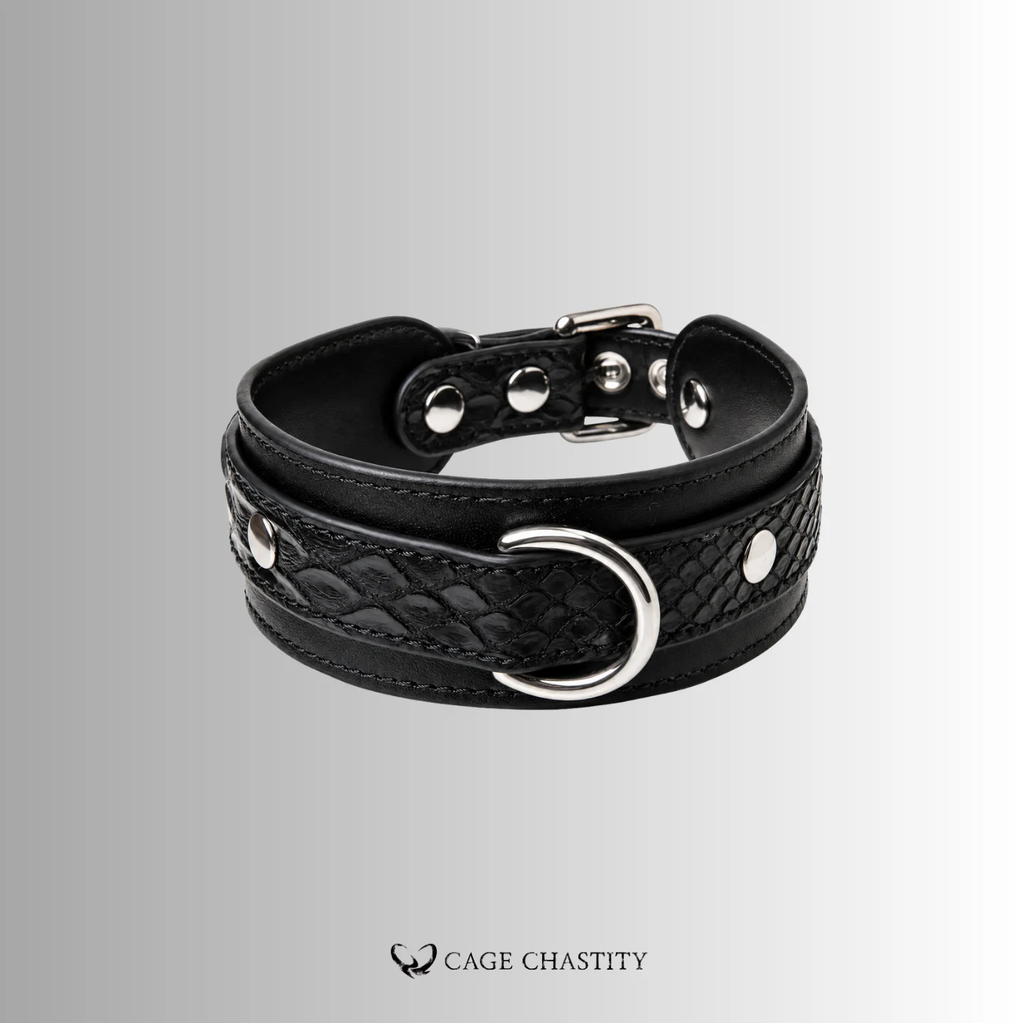 Serpent Luxe – Italian Leather Bondage Collar & Restraint Set