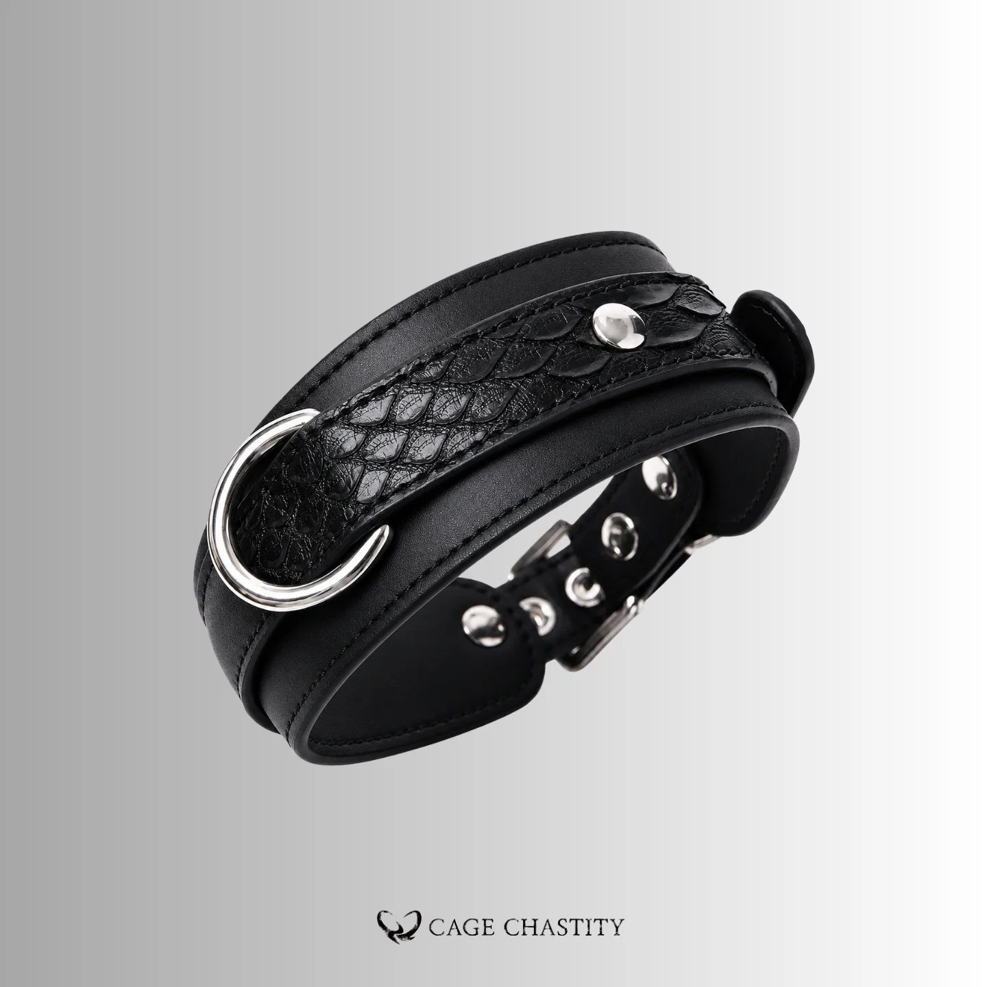 Serpent Luxe – Italian Leather Bondage Collar & Restraint Set