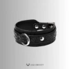 Serpent Luxe – Italian Leather Bondage Collar & Restraint Set