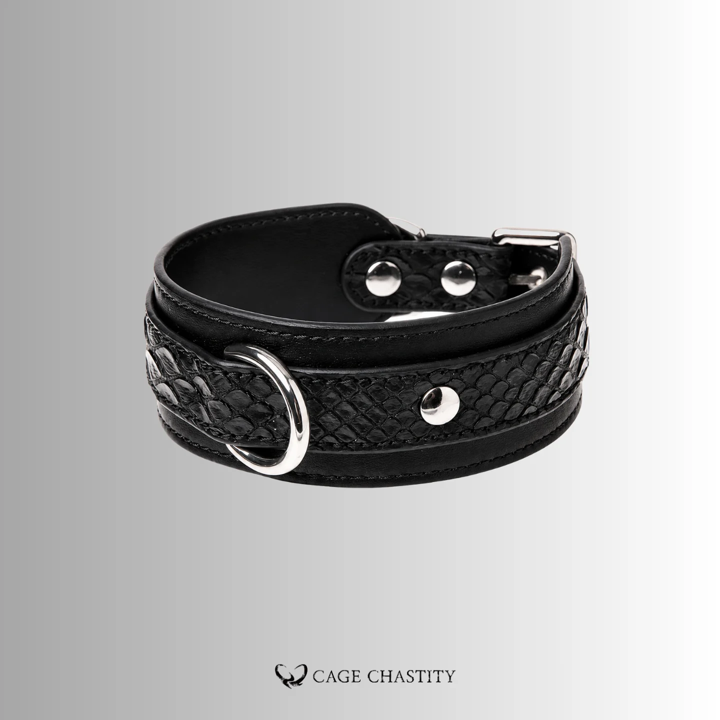 Serpent Luxe – Italian Leather Bondage Collar & Restraint Set