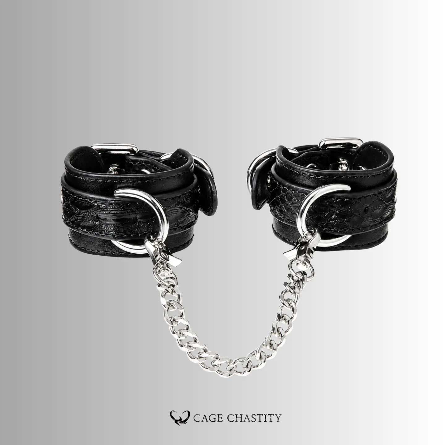 Serpent Luxe – Italian Leather Bondage Collar & Restraint Set