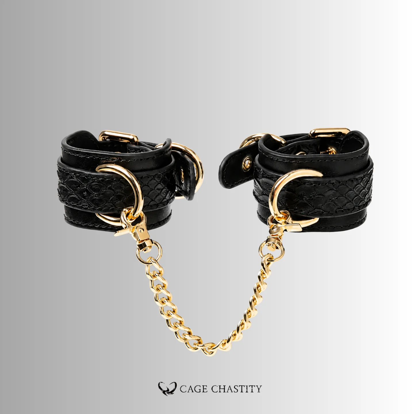 Serpent Luxe – Italian Leather Bondage Collar & Restraint Set