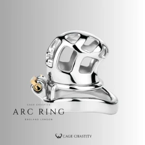 CCK1156 Gothic Cross cage paired with an arc ring