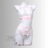 Belle Silhouette Handmade Strappy Lingerie Set