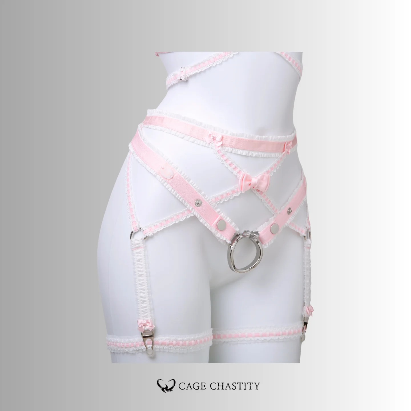 Belle Silhouette Handmade Strappy Lingerie Set