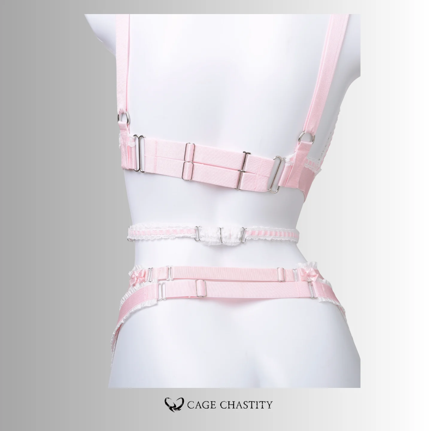 Belle Silhouette Handmade Strappy Lingerie Set