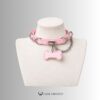 Claimed Puppy – Jeweled Bone Tag Collar & Leash Set