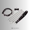 Claimed Puppy – Jeweled Bone Tag Collar & Leash Set