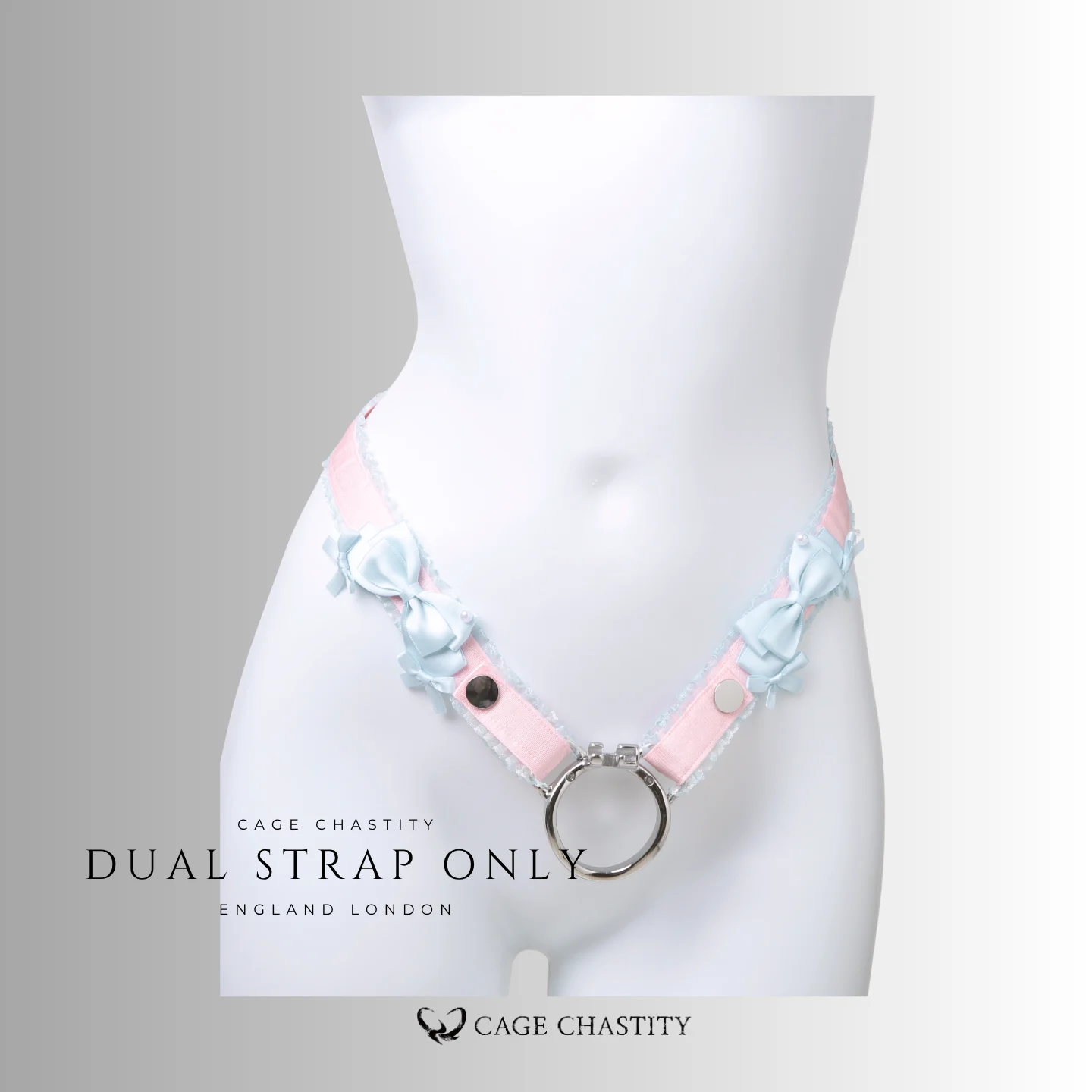 Fleur d’Amour Handmade Sissy Harness Set — Full Body / Dual Strap