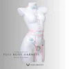 Fleur d’Amour Handmade Sissy Harness Set — Full Body / Dual Strap