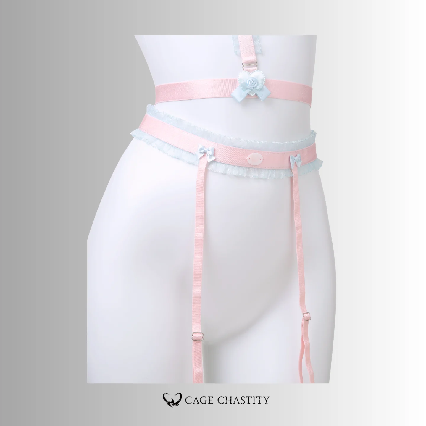 Fleur d’Amour Handmade Sissy Harness Set — Full Body / Dual Strap