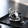 Dual-Lock Steel Chastity Cage – LK09