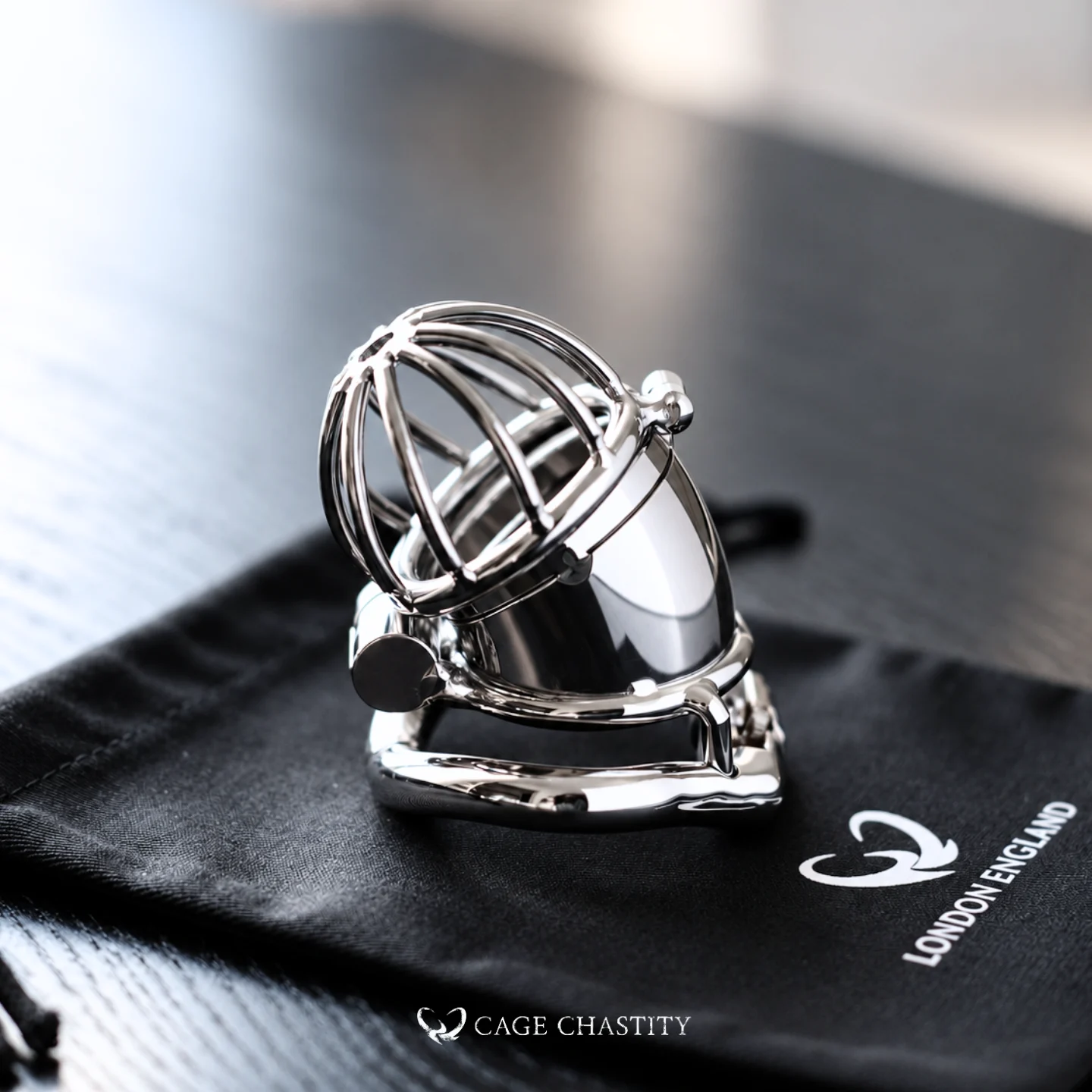 Dual-Lock Steel Chastity Cage – LK09