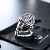 Dual-Lock Steel Chastity Cage – LK09