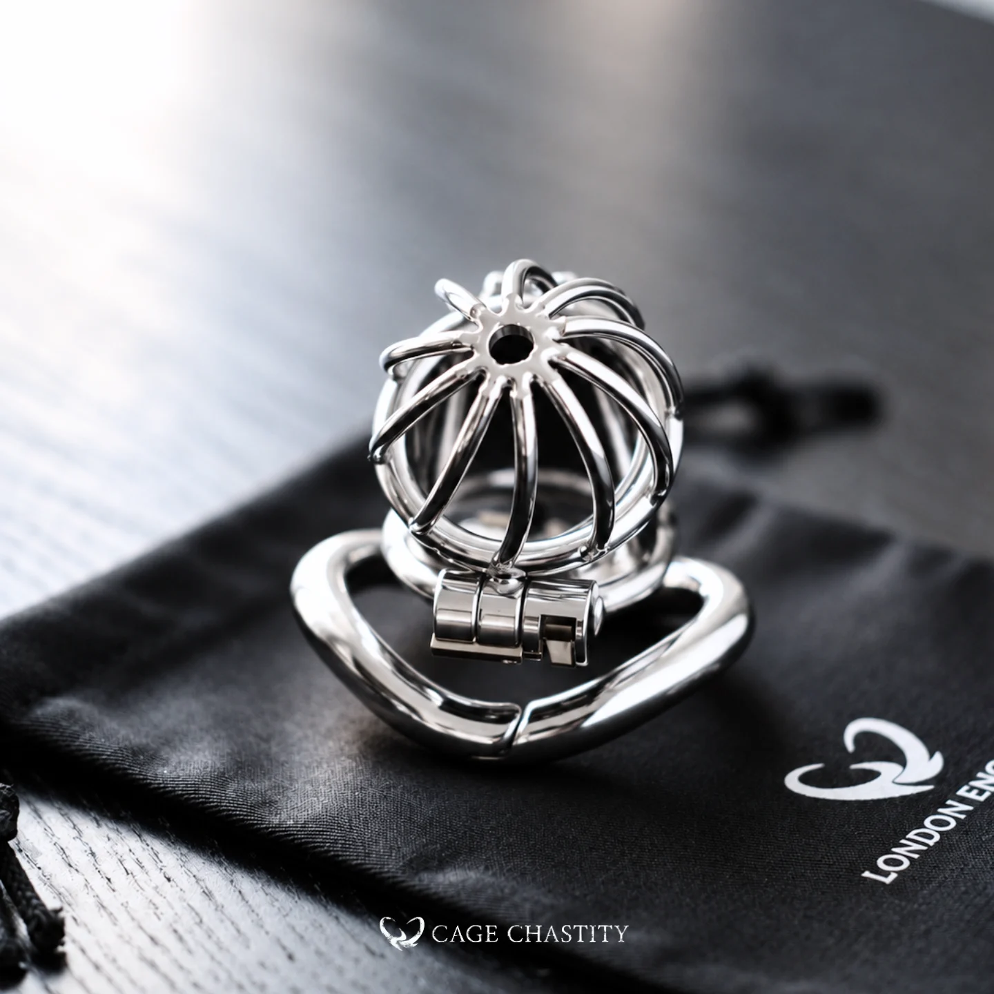 Dual-Lock Steel Chastity Cage – LK09