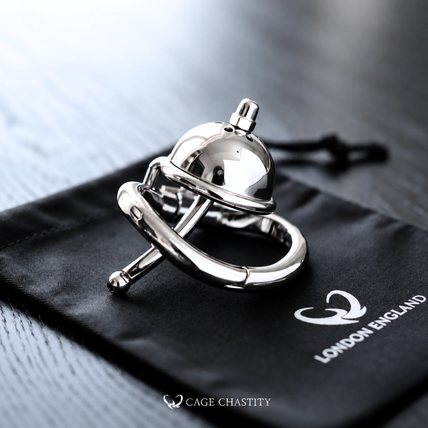Steel Chastity Dome with Split Ring (Optional Curved Tube) – LK10