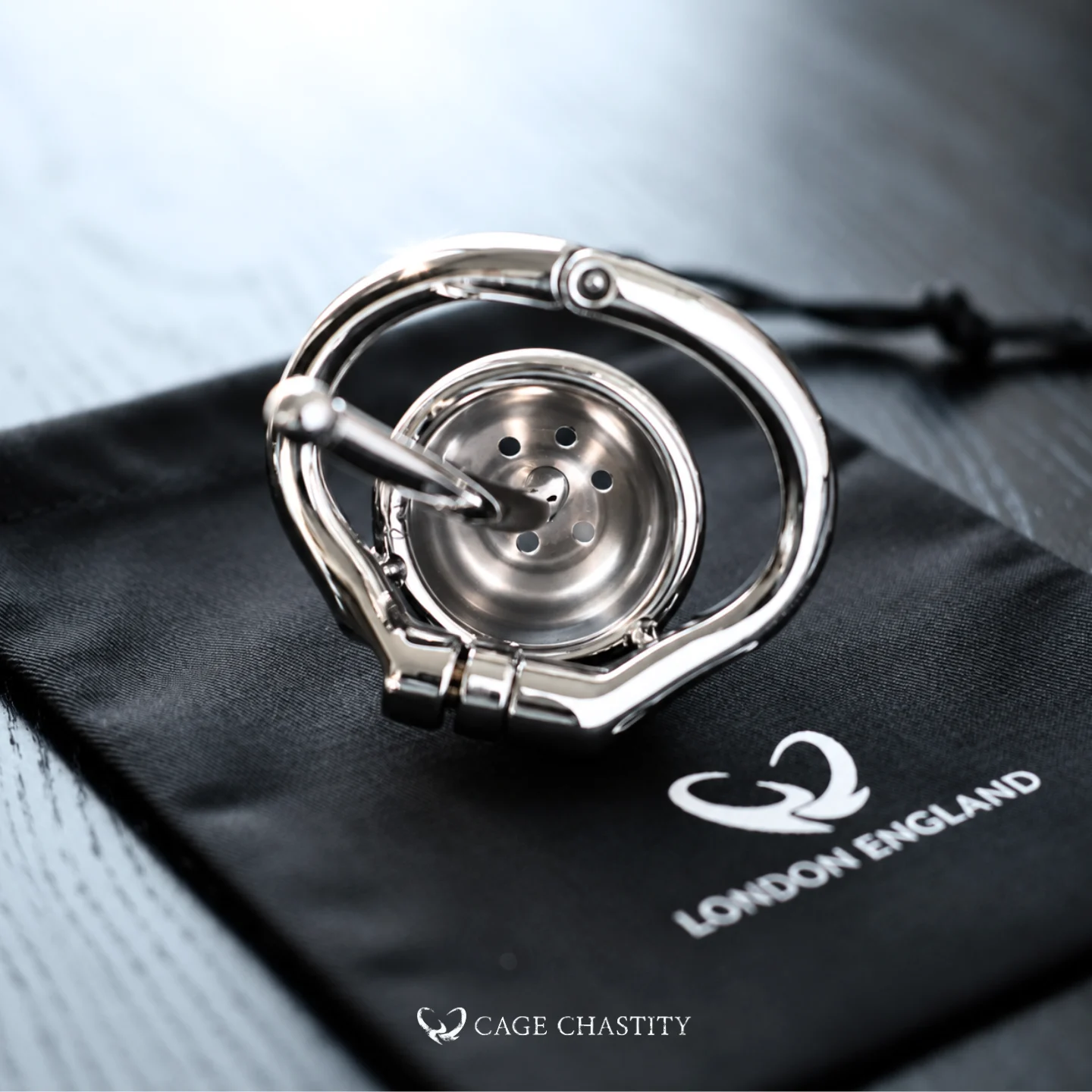 Steel Chastity Dome with Split Ring (Optional Curved Tube) – LK10