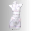 Lilac Ultra-Luxe Handcrafted Sissy Lingerie Set with Garters