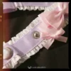 Lilac Ultra-Luxe Handcrafted Sissy Lingerie Set with Garters