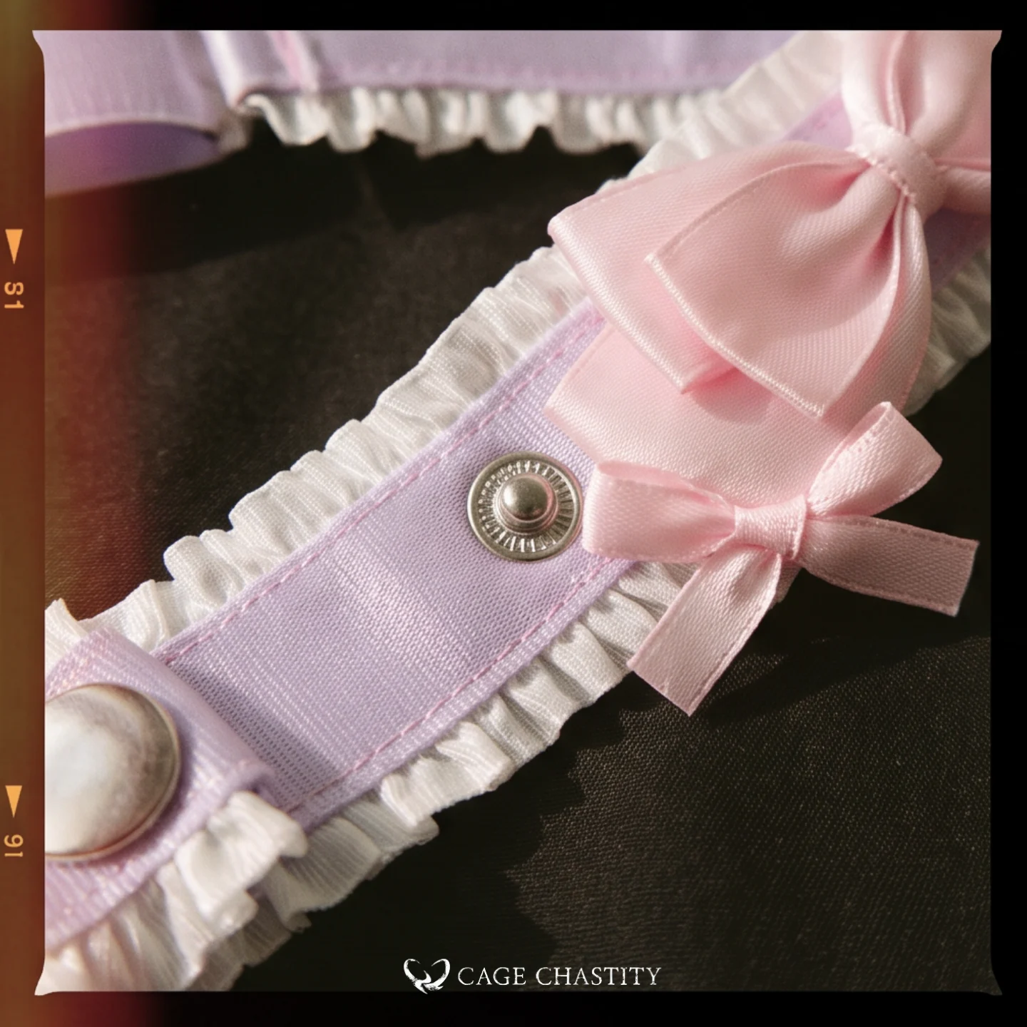 Lilac Ultra-Luxe Handcrafted Sissy Lingerie Set with Garters