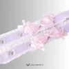 Lilac Ultra-Luxe Handcrafted Sissy Lingerie Set with Garters