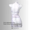 Lilac Ultra-Luxe Handcrafted Sissy Lingerie Set with Garters