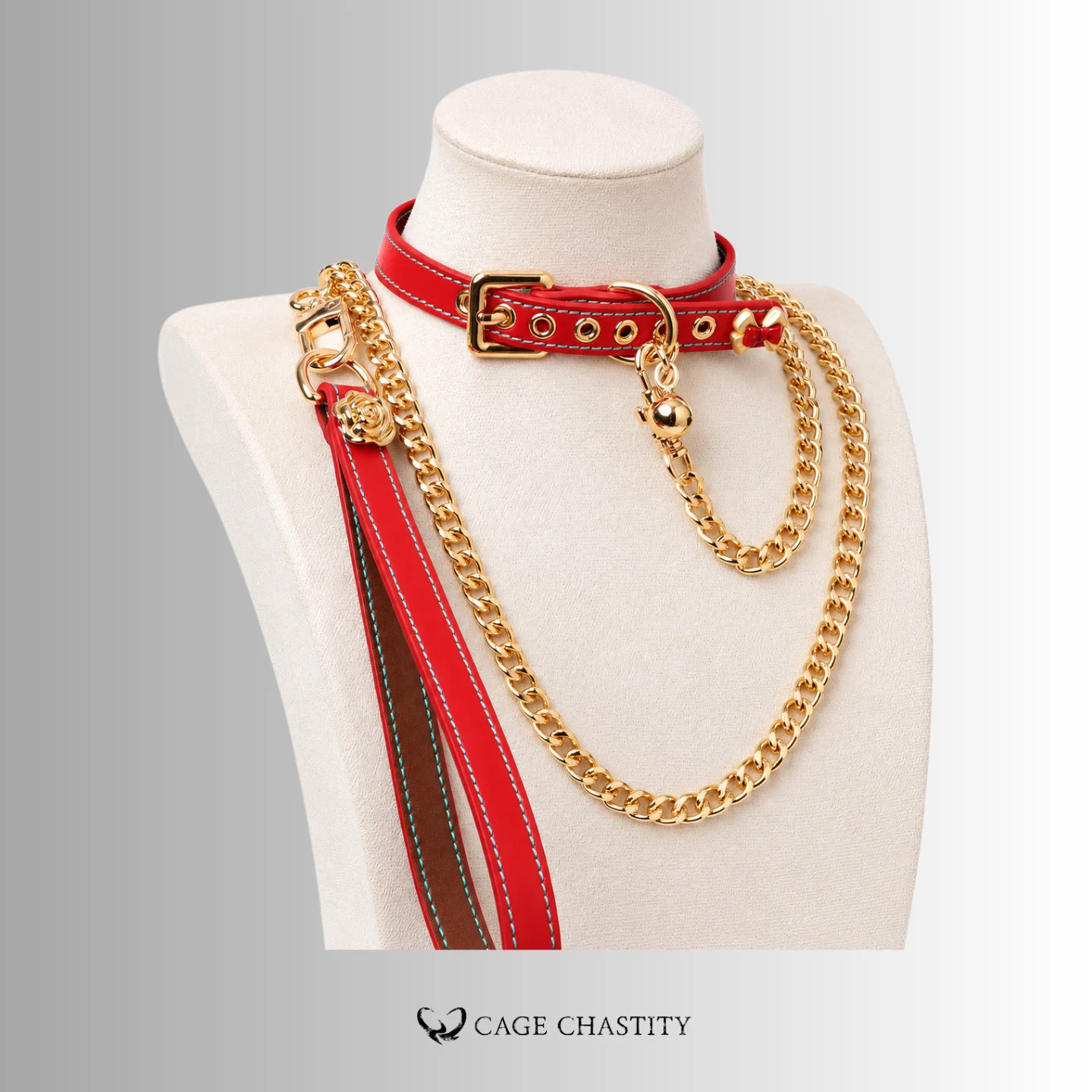 Pretty Little Pet – Bow & Bell Collar & Leash Set