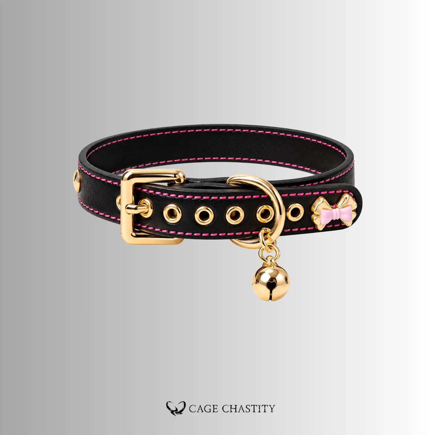 Pretty Little Pet – Bow & Bell Collar & Leash Set