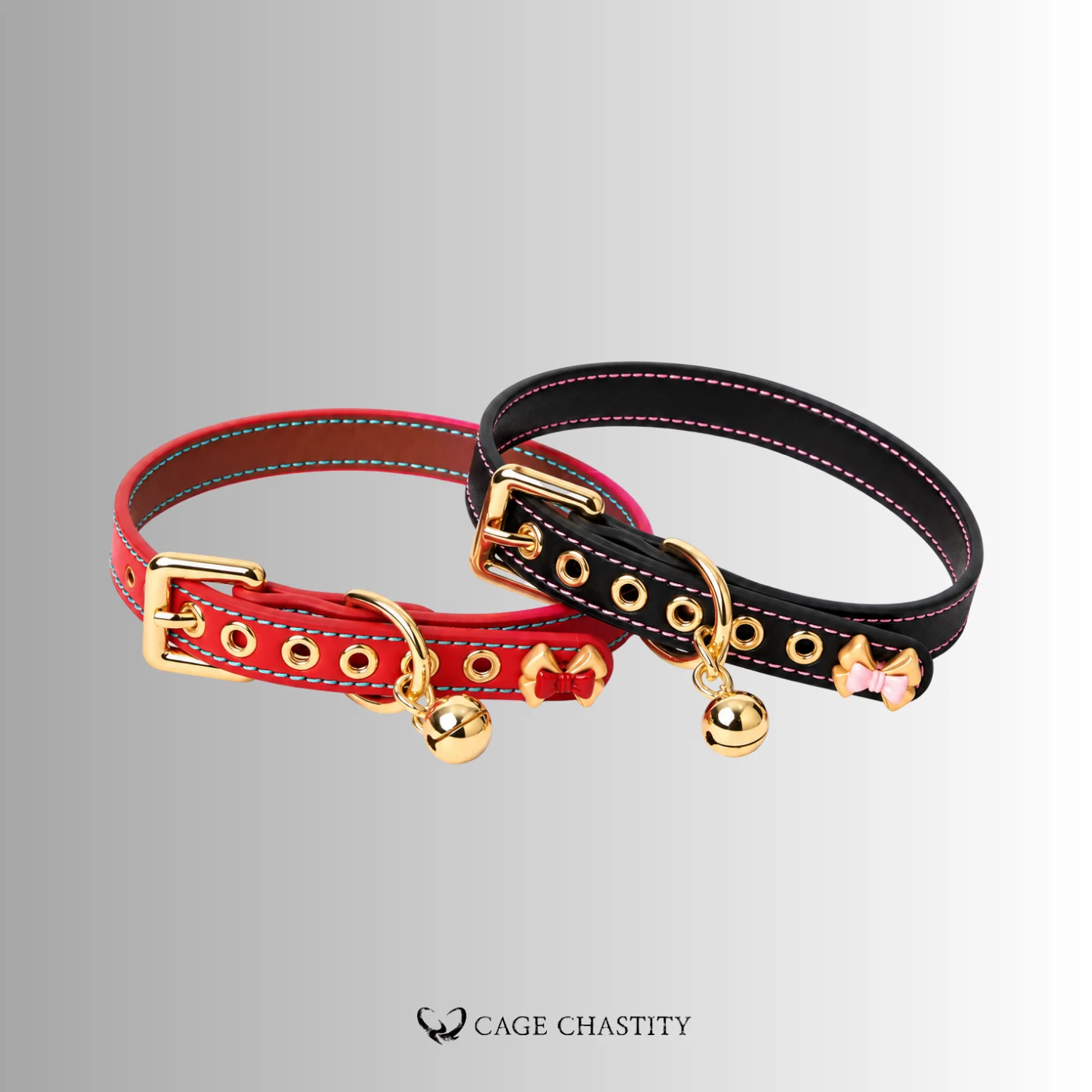Pretty Little Pet – Bow & Bell Collar & Leash Set