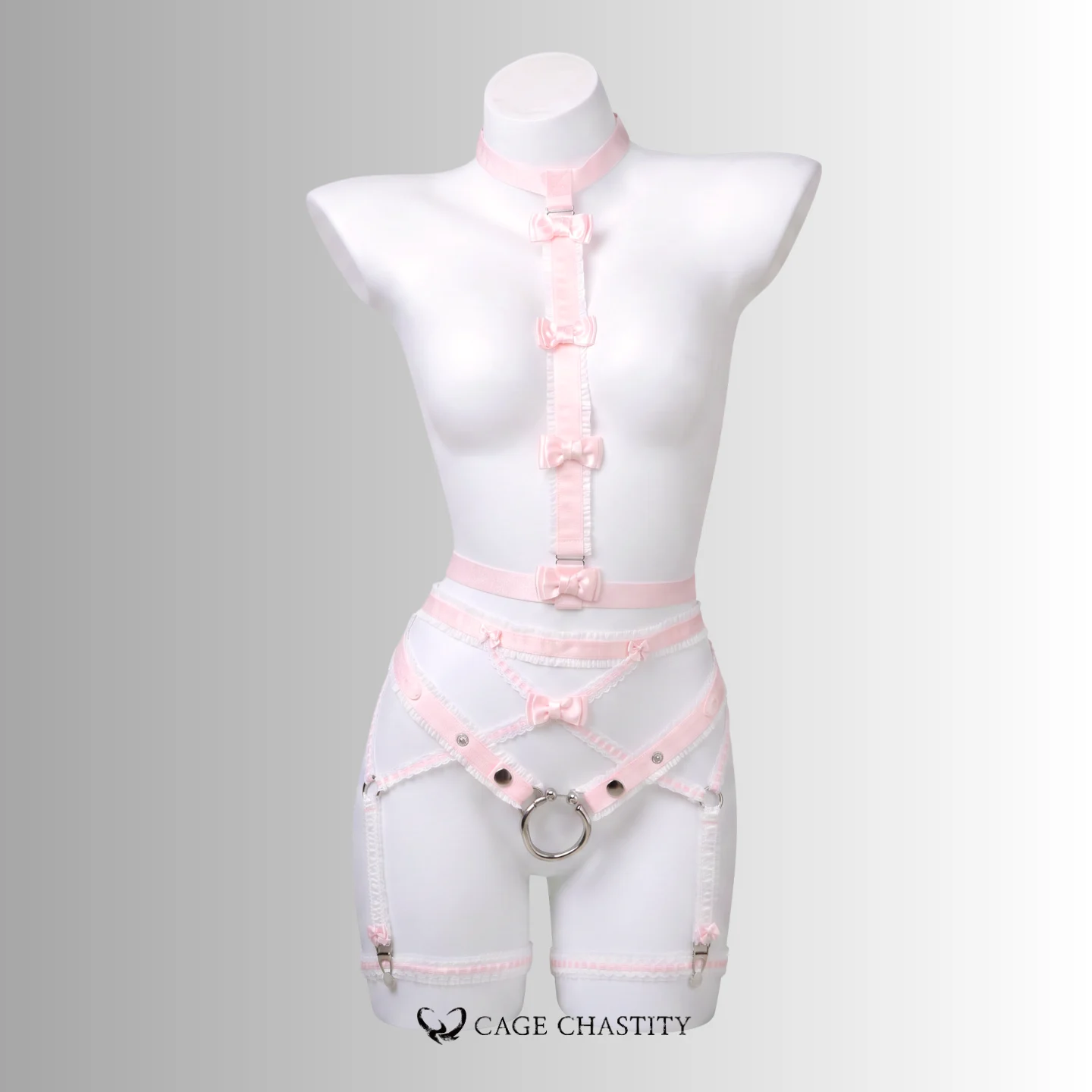 Lustre Lace Handmade Adjustable Chastity Belt