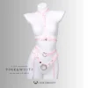 Mademoiselle Satin Bow Handmade Chastity Belt
